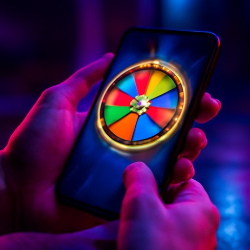 bee99 spinning wheel game on smartphone